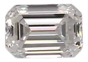 0.41 Carat E VVS2 Emerald Lab Diamond For Discount