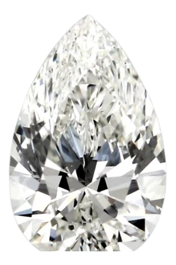 0.46 Carat H VVS2 Pear Lab Diamond on Sale