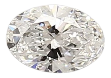 0.43 Carat D SI1 Oval Lab Diamond For Sale