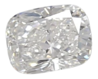 0.41 Carat E IF Elongated Cushion Lab Diamond Cheap