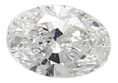 0.46 Carat D VVS1 Oval Lab Diamond Fashion