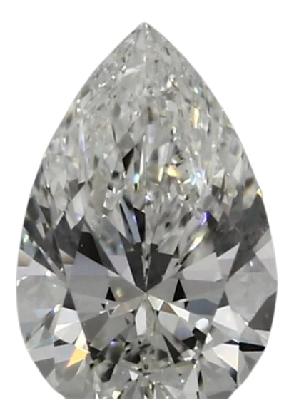 0.42 Carat H VVS2 Pear Lab Diamond Cheap