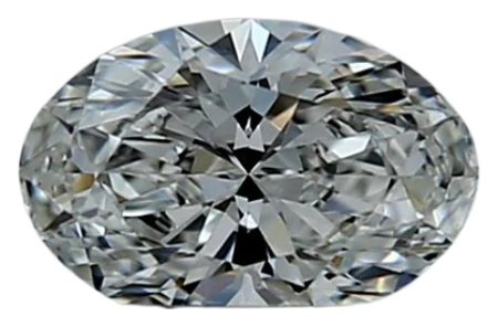 0.47 Carat E VVS2 Oval Lab Diamond For Discount