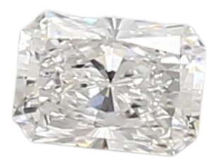 0.37 Carat D VVS1 Radiant Lab Diamond For Sale