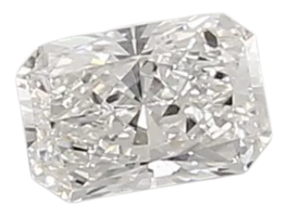 0.47 Carat E VS1 Radiant Lab Diamond For Sale