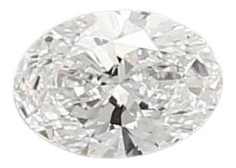 0.47 Carat F VVS2 Oval Lab Diamond Cheap