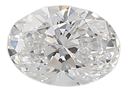 0.43 Carat D VVS1 Oval Lab Diamond Online now