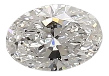 0.42 Carat D VVS1 Oval Lab Diamond Cheap