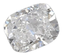 0.45 Carat D VVS2 Elongated Cushion Lab Diamond on Sale