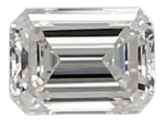 0.37 Carat E VVS1 Emerald Lab Diamond For Cheap