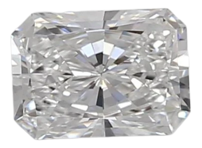 0.44 Carat D VVS1 Radiant Lab Diamond For Sale