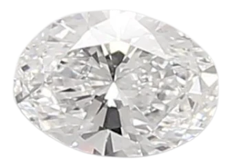 0.45 Carat D SI1 Oval Lab Diamond Hot on Sale