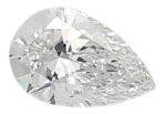 0.44 Carat E VVS2 Pear Lab Diamond Online Sale