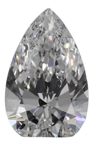 0.44 Carat D VVS2 Pear Lab Diamond Fashion