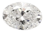 0.46 Carat D VS2 Oval Lab Diamond Discount