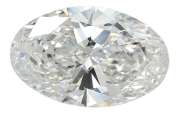 1.66 Carat E VS1 Oval Lab Diamond on Sale