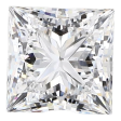 2.88 Carat E VVS2 Princess Lab Diamond Fashion