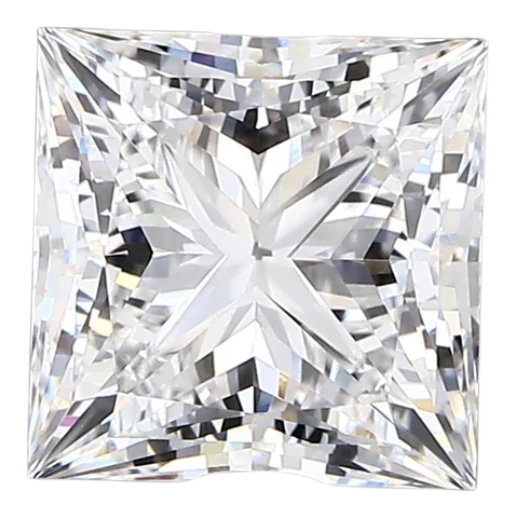 2.88 Carat E VVS2 Princess Lab Diamond Fashion