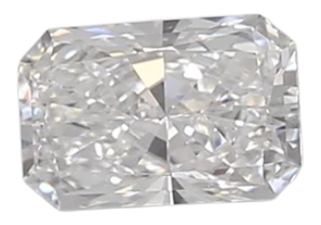 0.4 Carat D VVS2 Radiant Lab Diamond For Sale