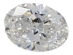 0.39 Carat E SI1 Oval Lab Diamond Online Hot Sale