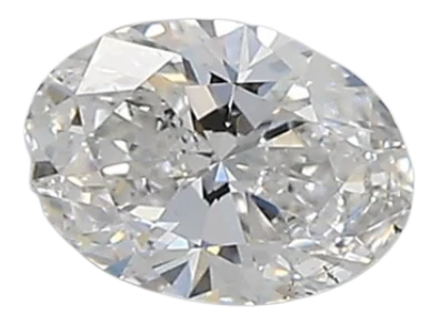 0.39 Carat E SI1 Oval Lab Diamond Online Hot Sale