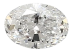 0.39 Carat D SI1 Oval Lab Diamond Fashion