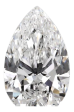 0.41 Carat D VS1 Pear Lab Diamond For Sale