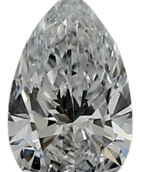 0.48 Carat E VS2 Pear Lab Diamond For Sale