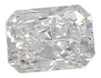 0.39 Carat D VS1 Radiant Lab Diamond Cheap