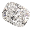 0.39 Carat D VVS1 Elongated Cushion Lab Diamond For Discount