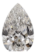 0.42 Carat F VVS2 Pear Lab Diamond Discount