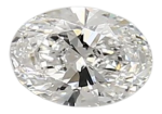 0.44 Carat E VS2 Oval Lab Diamond For Sale