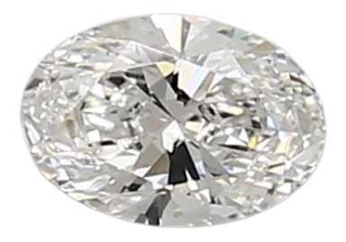 0.44 Carat E VS2 Oval Lab Diamond For Sale