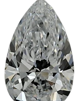 0.41 Carat E VVS1 Pear Lab Diamond For Sale