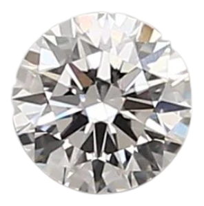 0.39 Carat D VVS2 Round Lab Diamond Fashion