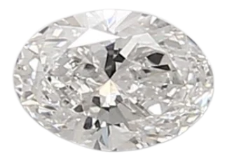 0.39 Carat F VVS1 Oval Lab Diamond on Sale