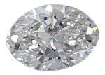 0.44 Carat F VVS2 Oval Lab Diamond Cheap