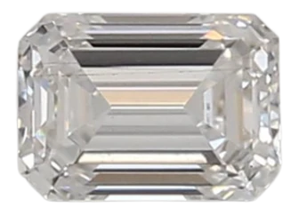 0.39 Carat F VS2 Emerald Lab Diamond For Discount