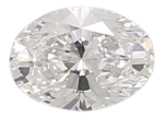 0.44 Carat E VVS2 Oval Lab Diamond Cheap