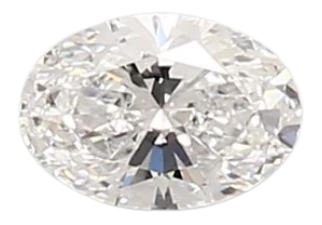 0.39 Carat E VS1 Oval Lab Diamond on Sale