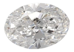 0.44 Carat D VVS2 Oval Lab Diamond For Sale