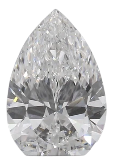 0.43 Carat D VVS2 Pear Lab Diamond Online Hot Sale