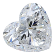 3.52 Carat F SI2 Heart Natural Diamond Hot on Sale