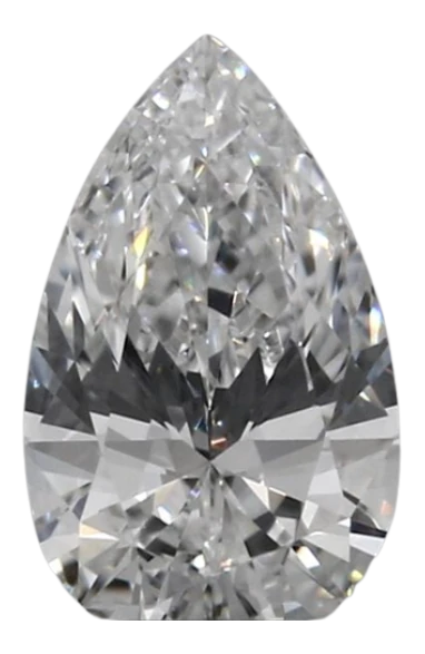 0.46 Carat D VVS2 Pear Lab Diamond Hot on Sale