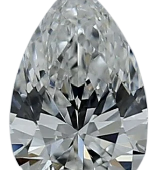 0.46 Carat E VVS2 Pear Lab Diamond Online Hot Sale