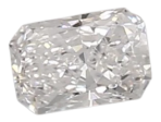 0.42 Carat D VVS2 Radiant Lab Diamond Online Hot Sale