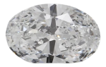 0.47 Carat D VS2 Oval Lab Diamond Discount