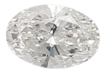 0.39 Carat F SI1 Oval Lab Diamond For Cheap