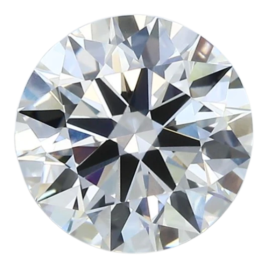 2.55 Carat J VVS1 Round Natural Diamond For Sale