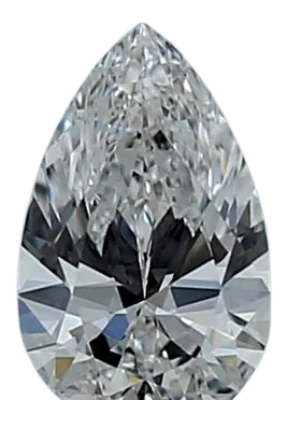 0.37 Carat E VVS1 Pear Lab Diamond Online Hot Sale